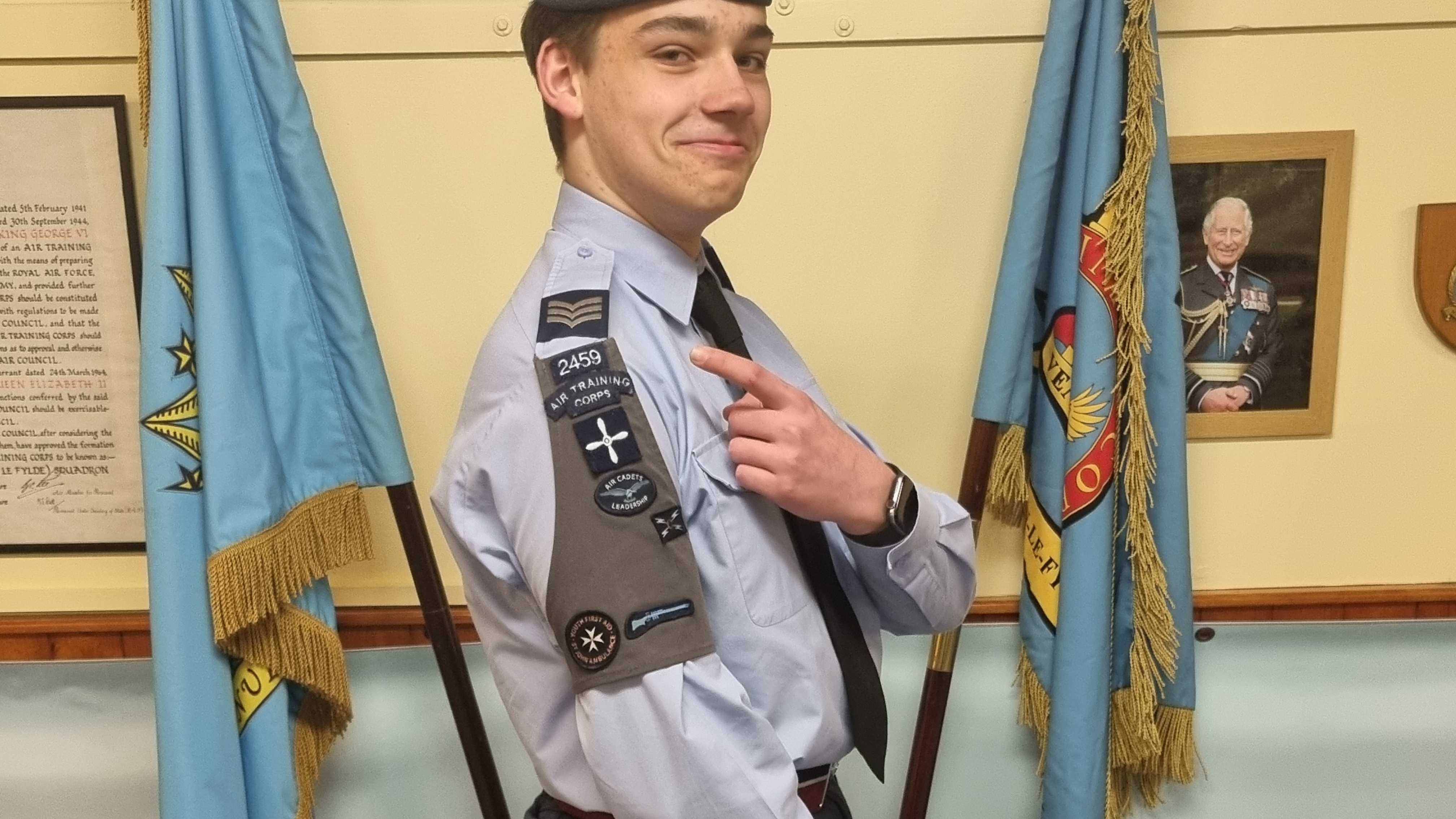 Cpl Drew is promoted to Sergeant